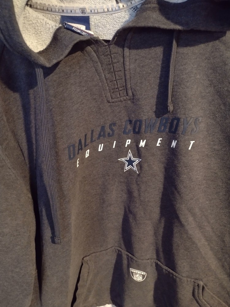 NFL Authentic Reebok Dallas Cowboys Gray Sweatshirt Sz. XL